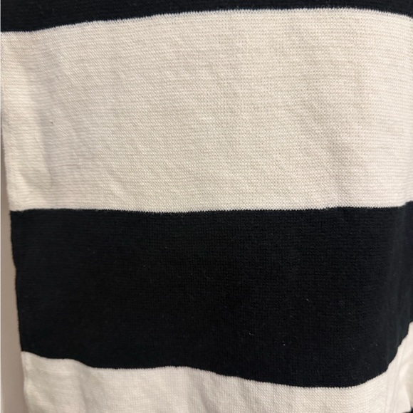 The Limited Black and White Striped Sweater Tee embellished with crystals - Picture 5 of 5